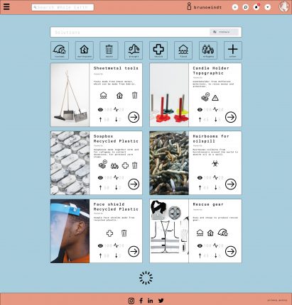 User interface designed by graduate of the University of the Arts Berlin