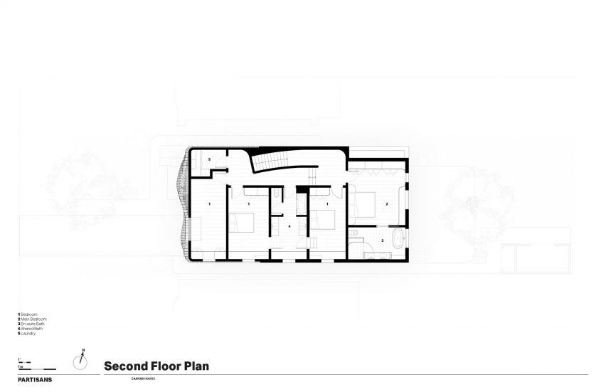Second floor plan