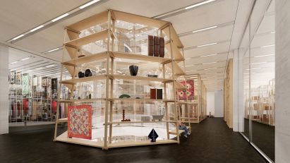 Storage areas in Seoripul Open Art Storage by Herzog & de Meuron