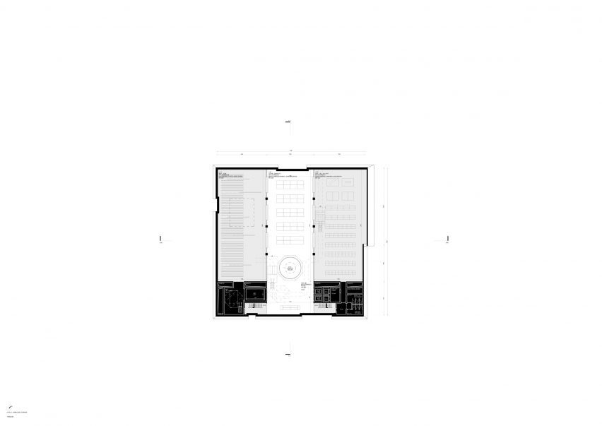 Floor plan of Seoripul Open Art Storage by Herzog & de Meuron