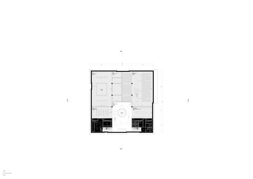 Floor plan of Seoripul Open Art Storage by Herzog & de Meuron