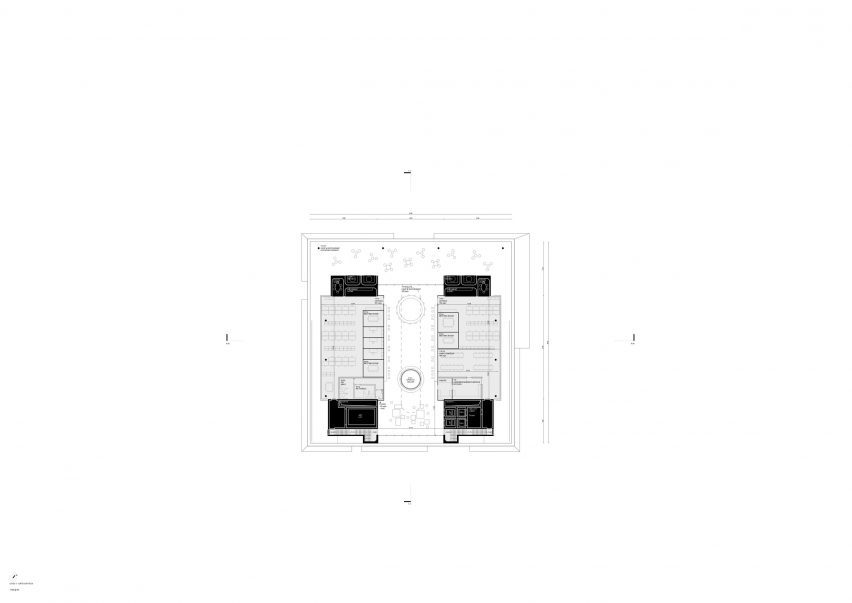 Floor plan of Seoripul Open Art Storage by Herzog & de Meuron