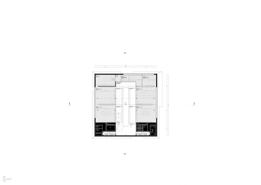 Floor plan of Seoripul Open Art Storage by Herzog & de Meuron