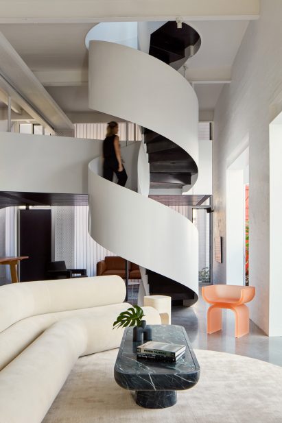 Interior of converted Weeties warehouse by Space Agency Architects