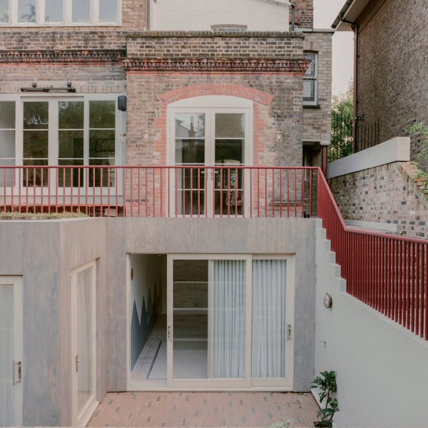 Basement extension of London house