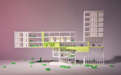 visual of an architecture by UCLA students