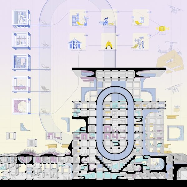 section of a factory designed by UCLA students