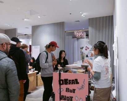 The ORGANic Club mobile street-food stall for offal at Dutch Design Week