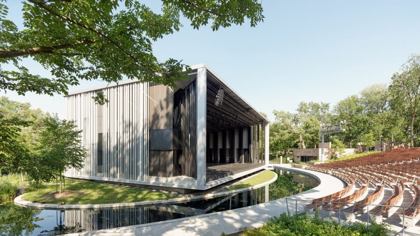 Open-air theatre by Lemay