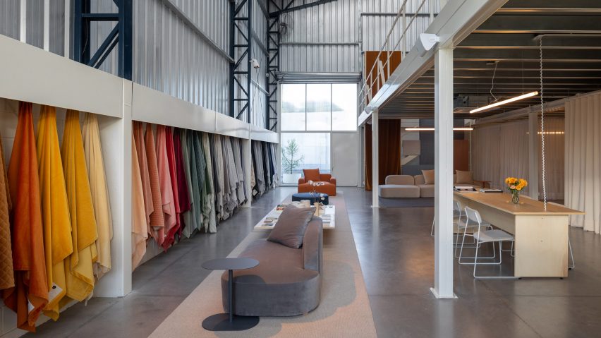 a fabric store
