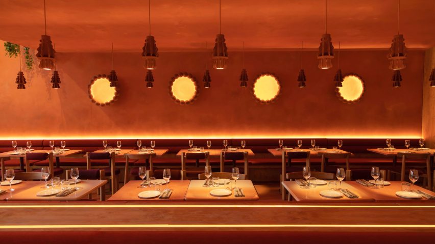 Interior of the Forest Marseille restaurant