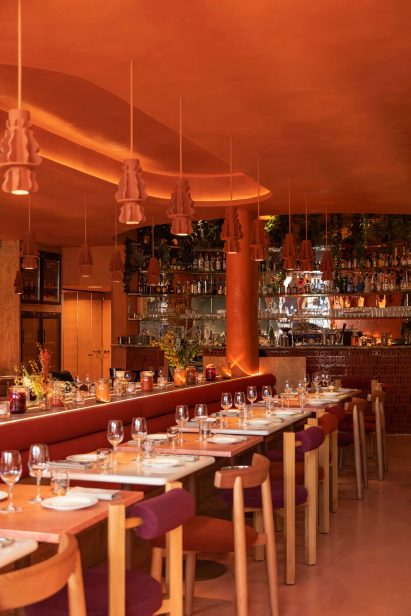 Interior of the Forest Marseille restaurant