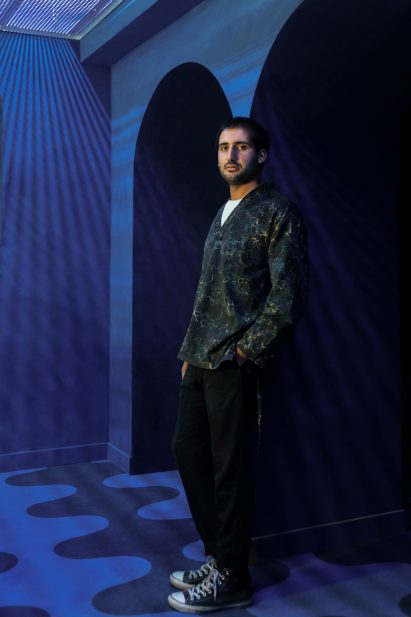 Portrait of Uchronia founder and architect Julien Sebban