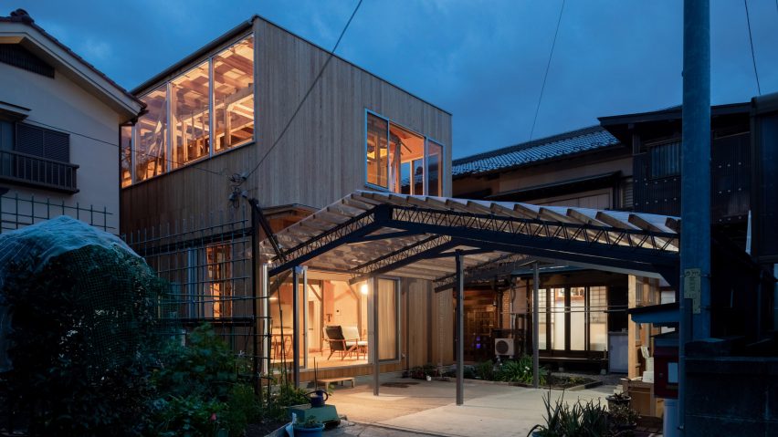 Unemori Architects envelops existing building with Father & Son House