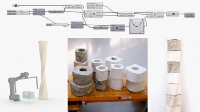 Photos and visualisations of manufacturing processes