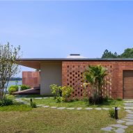 Exterior of Vietnamese villa
