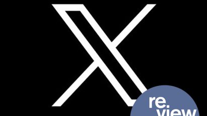 X logo with 2023 review overlay