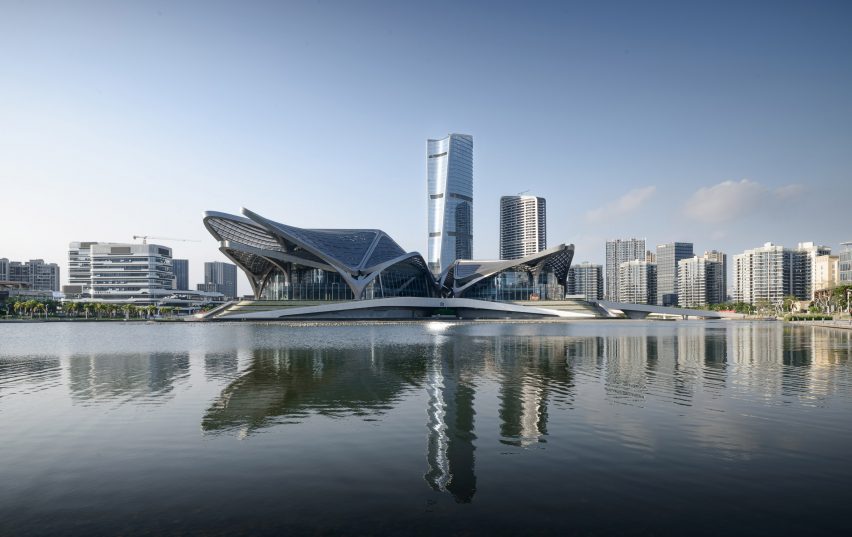 Zhuhai Jinwan Civic Art Centre by Zaha Hadid Architects