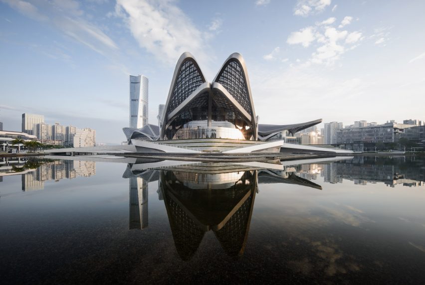 Zhuhai Jinwan Civic Art Centre by Zaha Hadid Architects