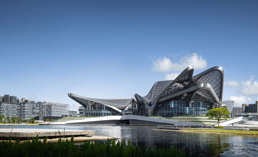Zhuhai Jinwan Civic Art Centre by Zaha Hadid Architects