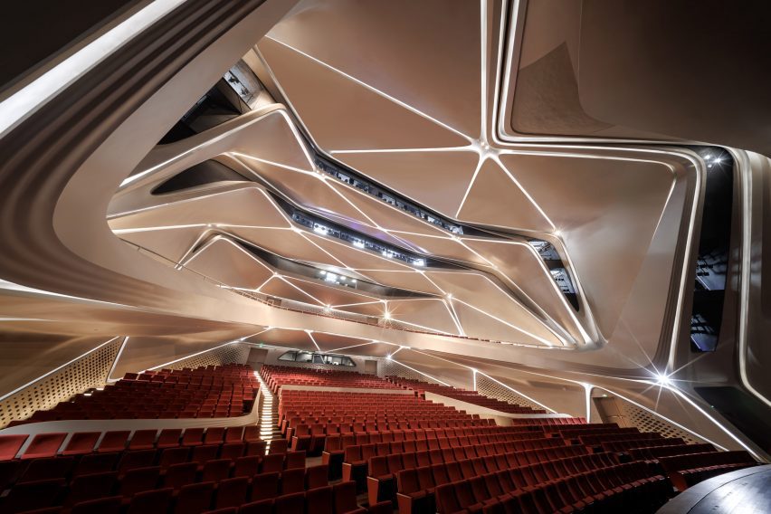 Zhuhai Jinwan Civic Art Centre by Zaha Hadid Architects