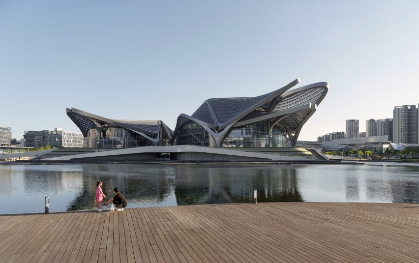Zhuhai Jinwan Civic Art Centre by Zaha Hadid Architects