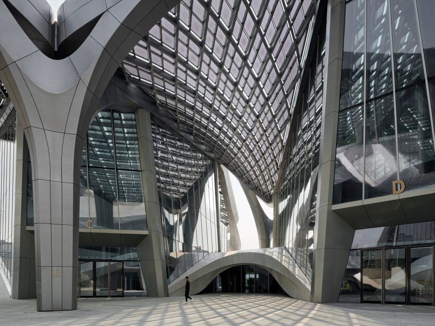 Zhuhai Jinwan Civic Art Centre by Zaha Hadid Architects