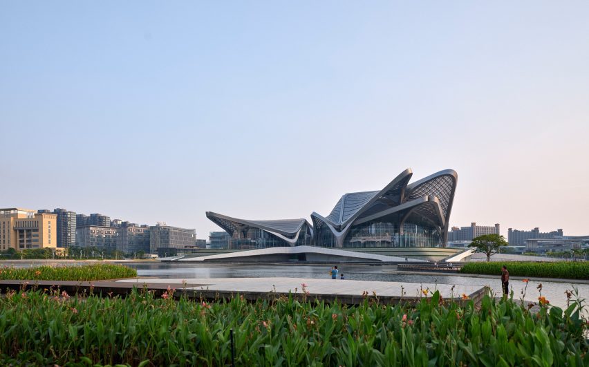 Zhuhai Jinwan Civic Art Centre by Zaha Hadid Architects
