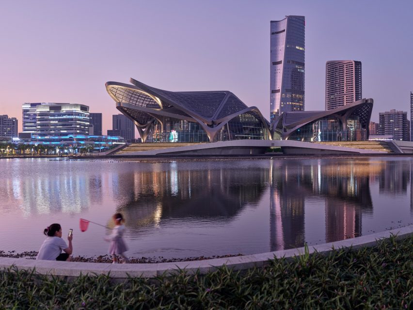 Zhuhai Jinwan Civic Art Centre by Zaha Hadid Architects