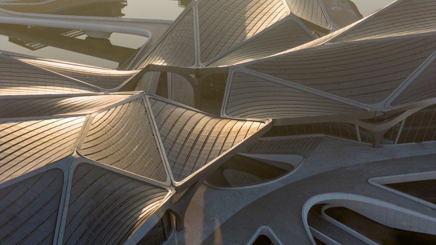 Zhuhai Jinwan Civic Art Centre by Zaha Hadid Architects
