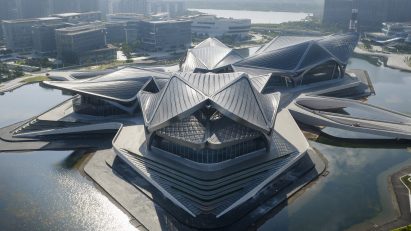 Zhuhai Jinwan Civic Art Centre by Zaha Hadid Architects
