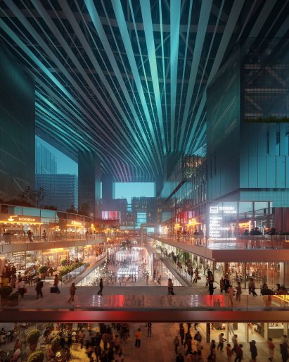 Ski resort and retail development in Shenzhen