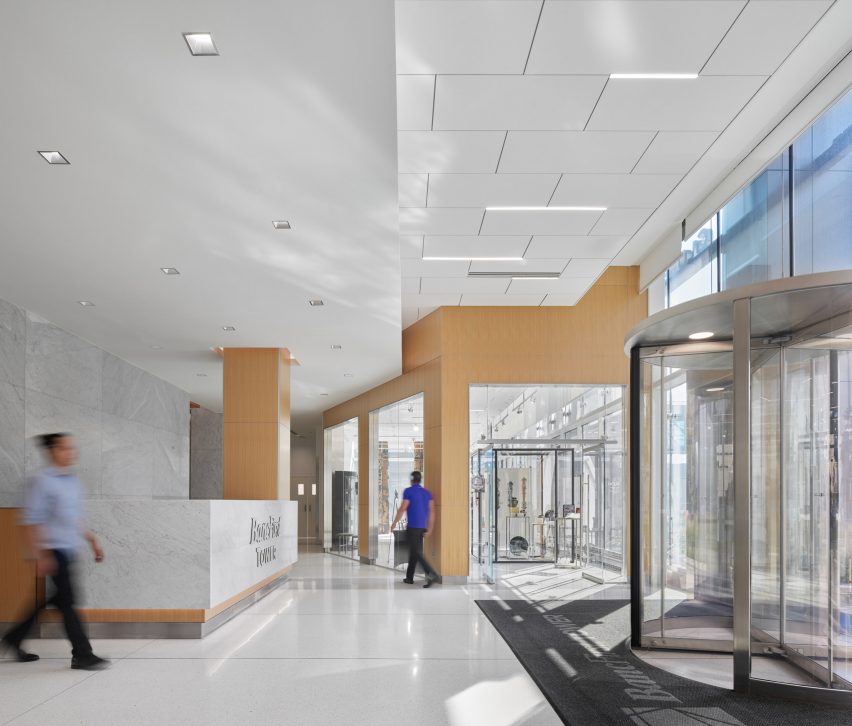 the interior of an Oklahoma city building