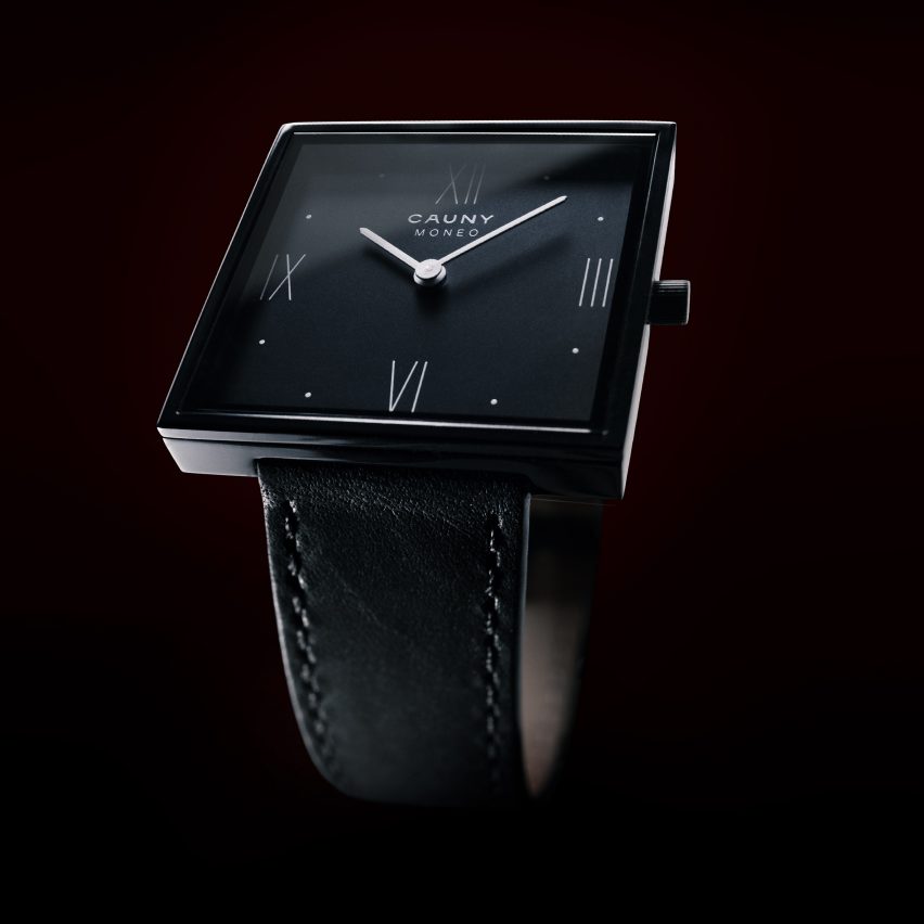 Cauny watch in Moneo Black