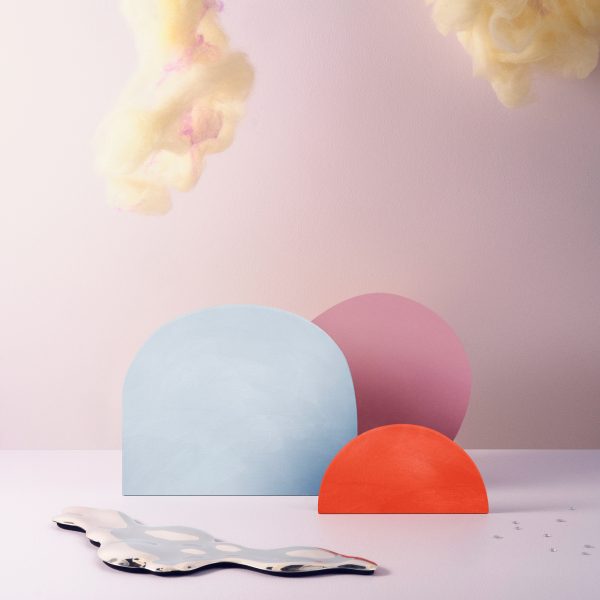Blue, red and pink shapes in a digital image as part of NSC's Colour Report