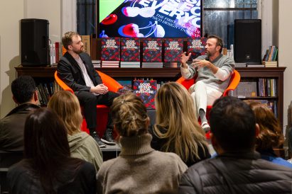 Mauro Porcini and Ben Dreith in conversation at Rizzoli Bookstore