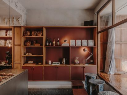 Cafe interior by Plantea Estudio in Madrid
