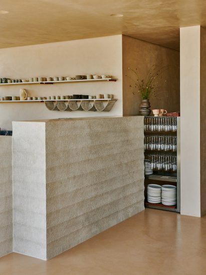 Bar counter in Austa restaurant
