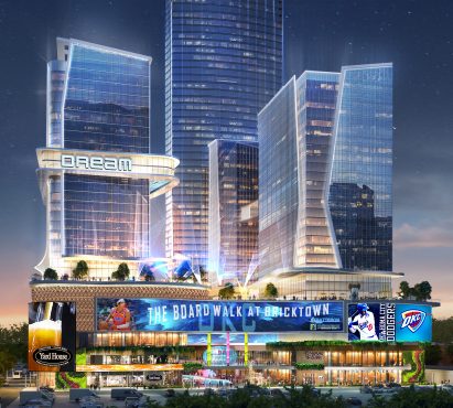 Boardwalk at Bricktown development rendering