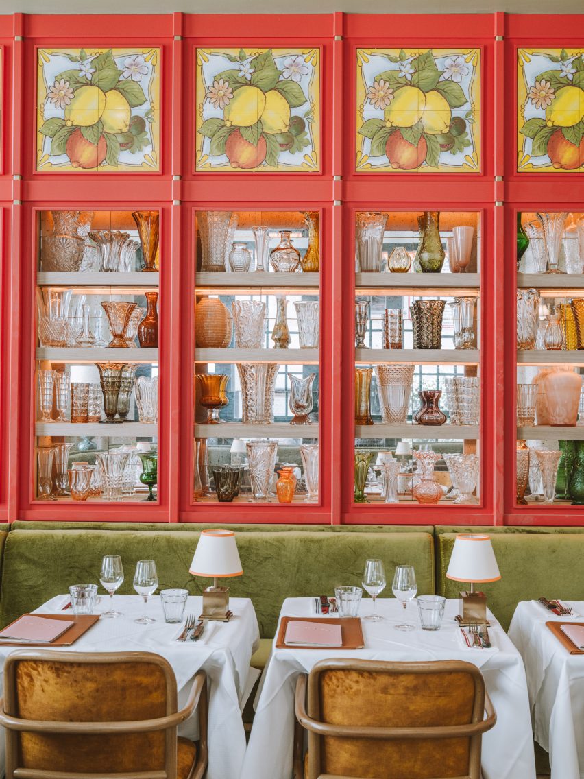 Interior of Brasserie des Pres restaurant in Paris by B3 Designers