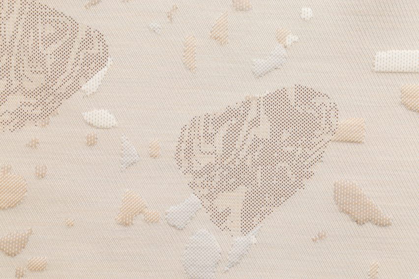 Byborre ready-to-order textile in white