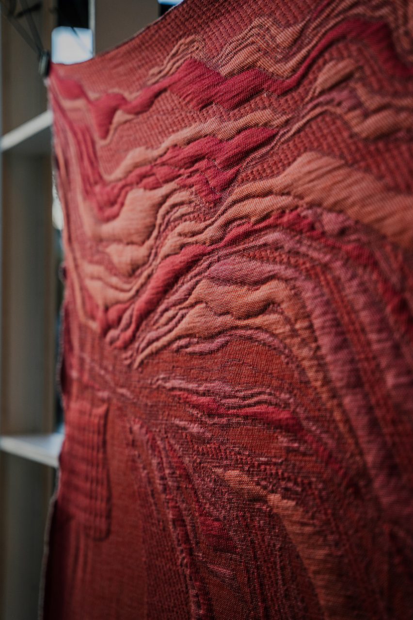 Textile created in Byborre Create workshop