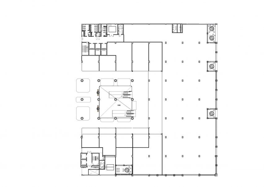 Level four floor plan of CentralWorld Shopping Centre in Bangkok by Linehouse