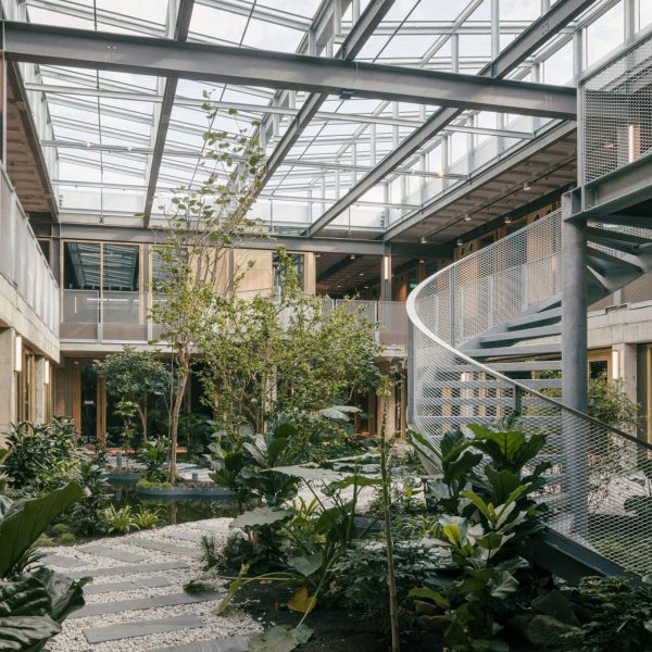 Interior of university building in Enschede
