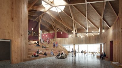 Render of Čoarvemátta interior