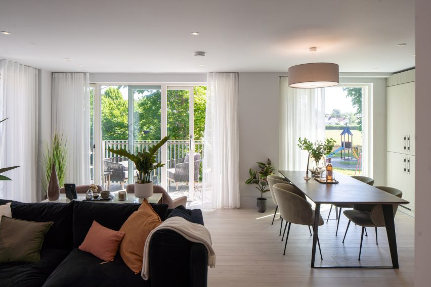 Cobham Bowers retirement housing in Surrey by Coffey Architects