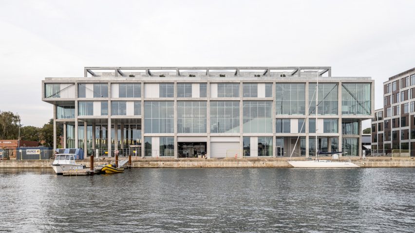 Concrete maritime academy in Denmark by EFFEKT and CF Moller Architects