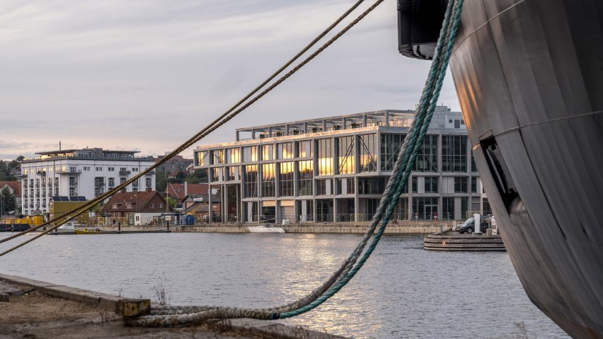 Concrete maritime academy in Denmark by EFFEKT and CF Moller Architects