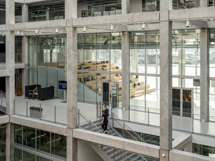 Concrete maritime academy in Denmark by EFFEKT and CF Moller Architects