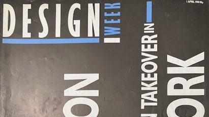Design Week magazine cover